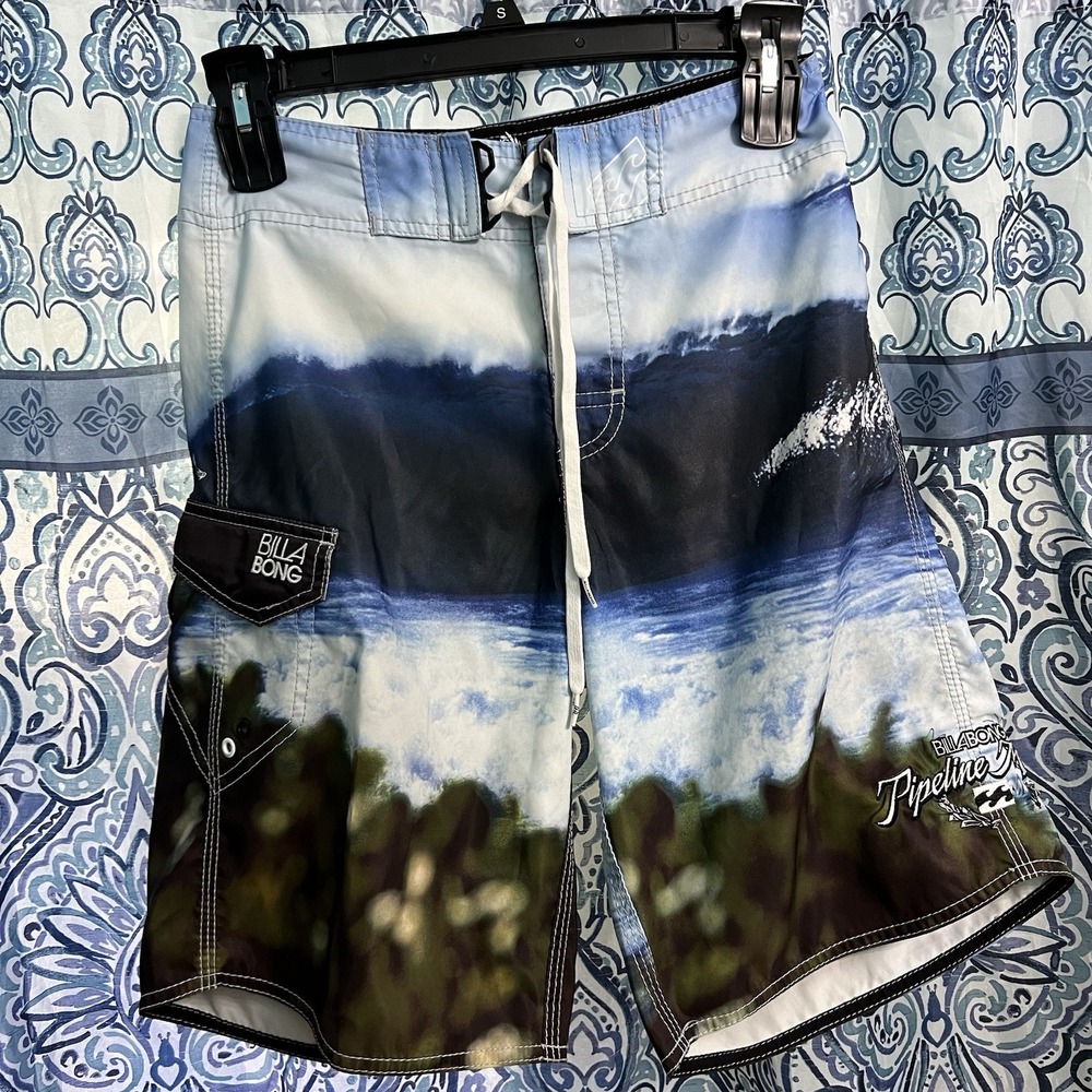 RARE Billabong Pipeline Masters Board Shorts Size 30 beach surf HI